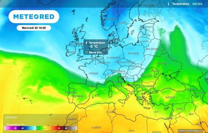 nos cartes confirment un brusque changement de météo dans les jours à venir ! Froid et neige au programme ?