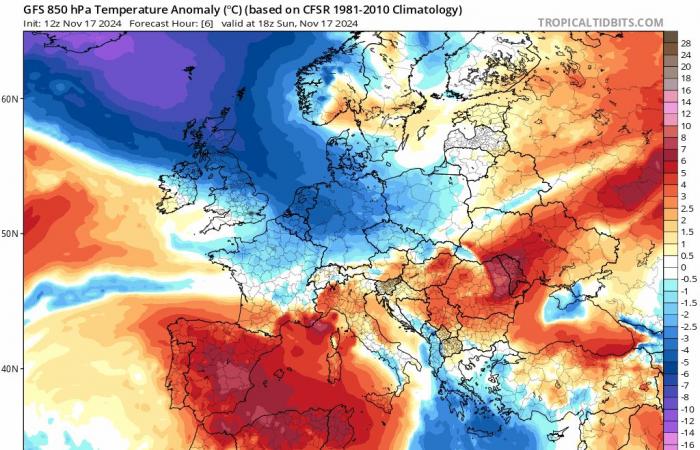 nouveau point sur les intempéries des prochains jours 17/11/2024