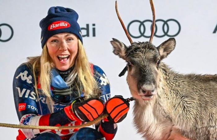 Mikaela Shiffrin intouchable, Camille Rast prend la cinquième place