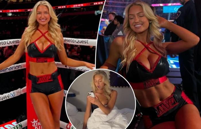 La Ring Girl Sydney Thomas s’exprime sur la célébrité après le combat entre Jake Paul et Mike Tyson