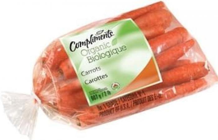 rappel urgent de mini-carottes et de carottes entières après un décès aux États-Unis