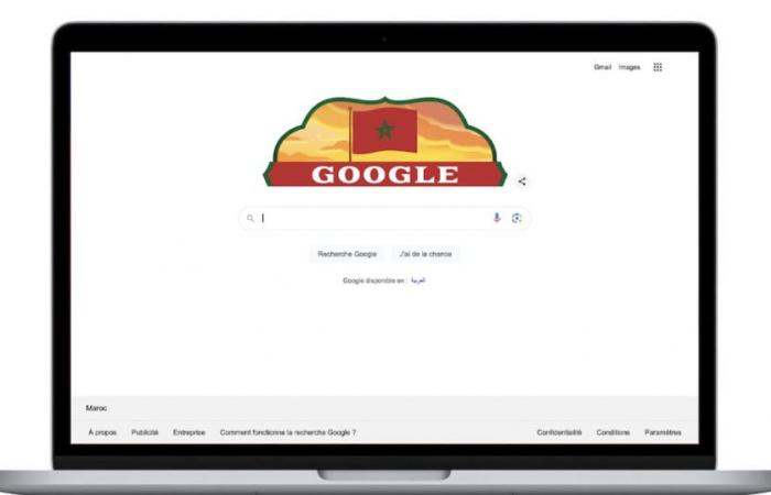 Google célèbre la fête de l’indépendance du Maroc en lui consacrant un « Doodle »