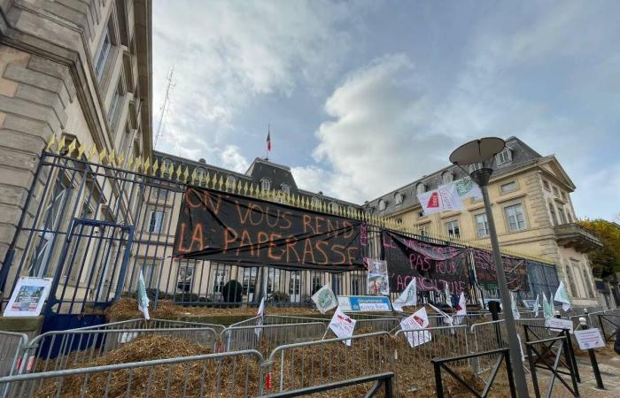 les agriculteurs de Haute Loire expriment leur colère au Puy-en-Velay (vidéo)