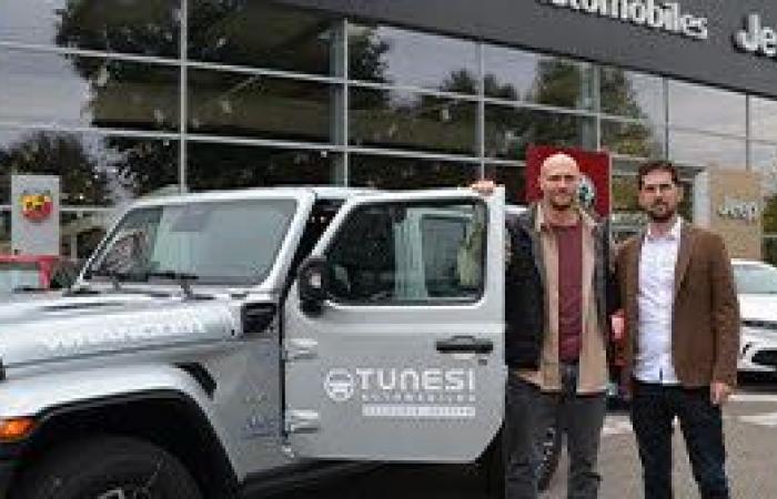 un partenariat sportif au volant du Jeep Wrangler