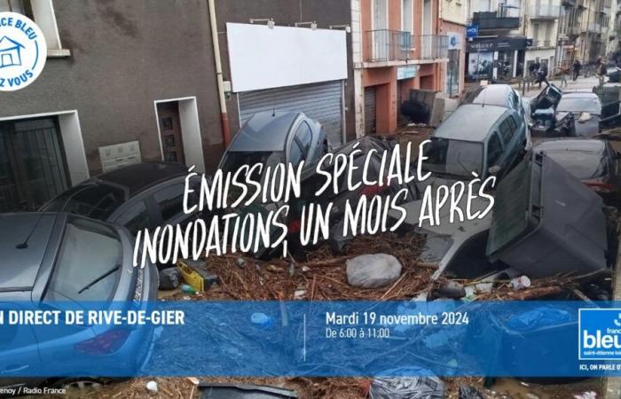 SPÉCIAL – Un mois après l’inondation, France Bleu Saint-Étienne Loire revient à Rive-de-Gier