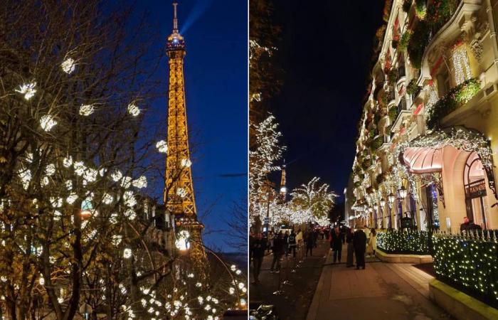 Découvrez la sublime Avenue Montaigne décorée pour Noël