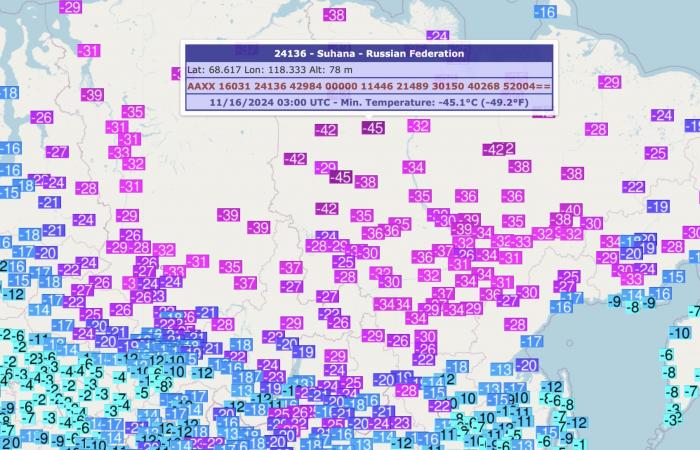 Offensive hivernale en Europe, inondations au Honduras, typhons successifs aux Philippines,… l’actualité météo dans le monde 18/11/2024