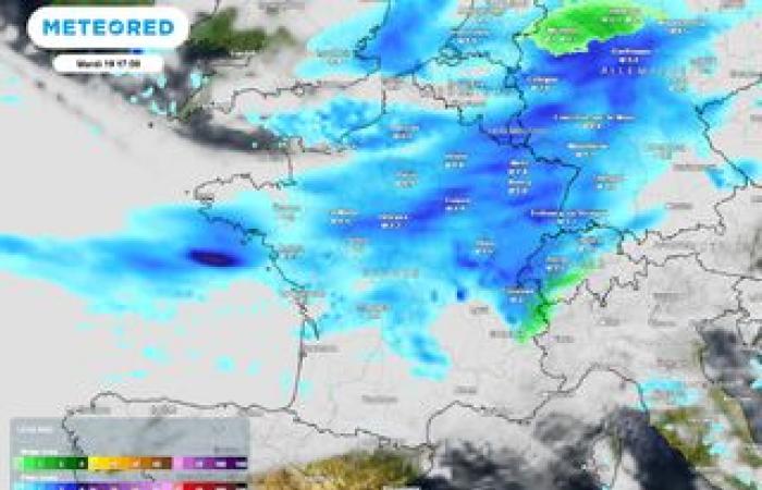 Demain, un front froid traversera la France, avec des cumuls pouvant atteindre 50 l/m². Quelles zones concernées ?