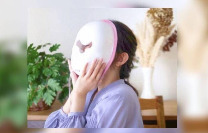 au Japon, un masque facial aux effets apaisants grâce aux vibrations mécaniques générées par les sons