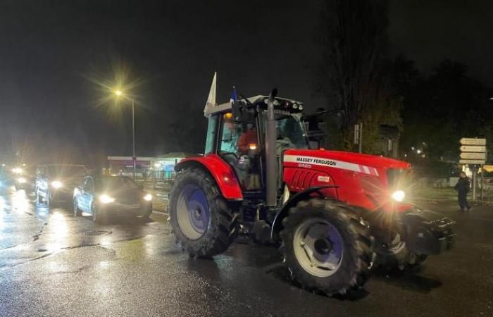 les tracteurs arrivent au carrefour de l’Europe à Troyes