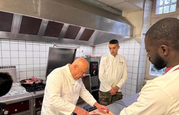 parce que ce célèbre chef étoilé est passé aux cuisines du régiment de Castelnaudary