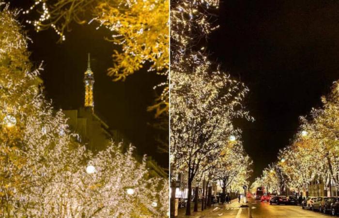 Découvrez la sublime Avenue Montaigne décorée pour Noël