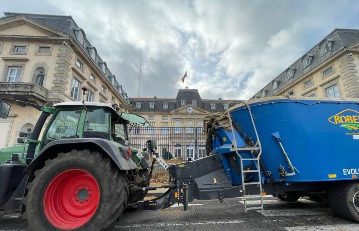 les agriculteurs de Haute Loire expriment leur colère au Puy-en-Velay (vidéo)