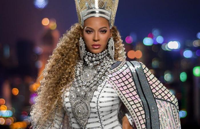 Beyoncé en concert à la mi-temps de Noël