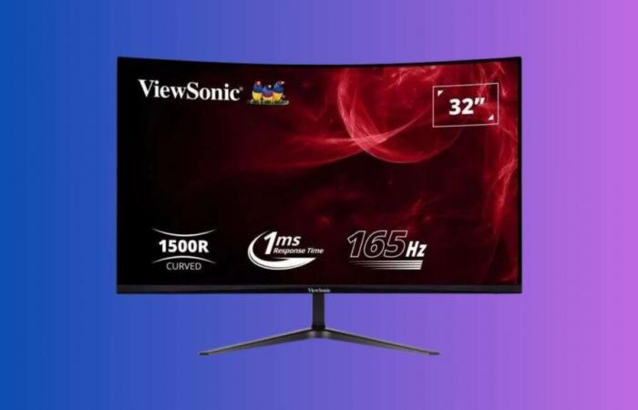 Cdiscount casse le prix de cet écran PC Gamer incurvé ViewSonic