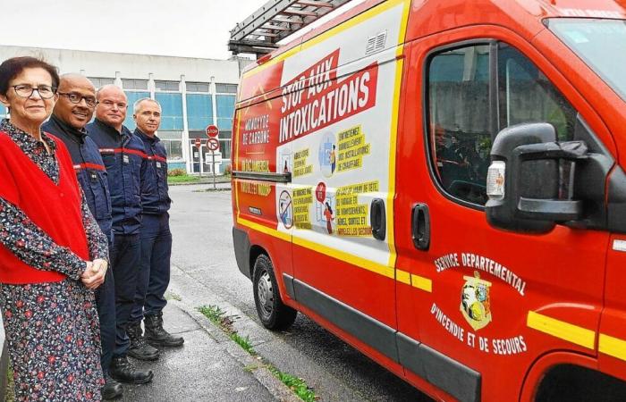 Les pompiers du Finistère transporteront de la prévention sur leurs camions