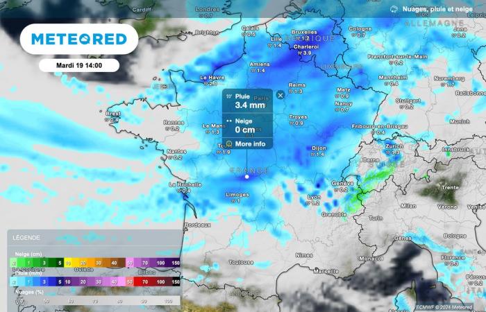 avant l’arrivée du froid et de la neige, de fortes pluies sont prévues dans les prochaines heures en France