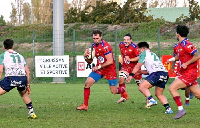 Gruissan retrouve la victoire mais perd son capitaine victime d’une commotion cérébrale