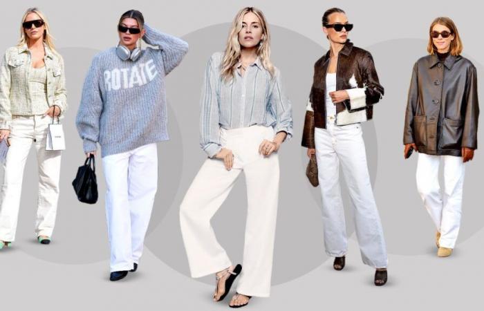 La collection M&S à guichets fermés de Sienna Miller prouve que les jeans blancs sont de retour