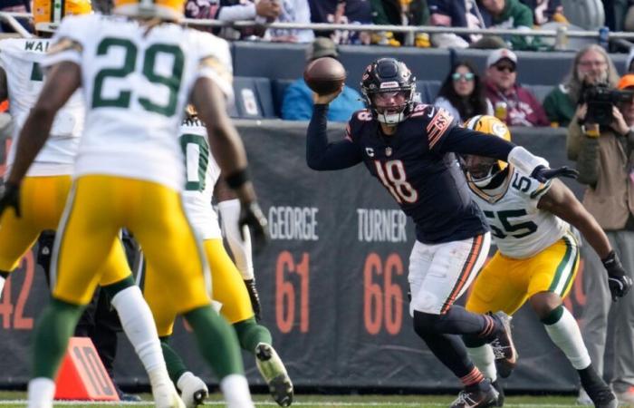 un résumé des matchs de 13h dont celui entre les Bears et les Packers