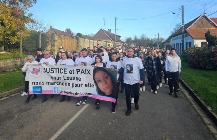 A Prouville, plus de 200 personnes rassemblées pour la marche blanche en hommage à Louane