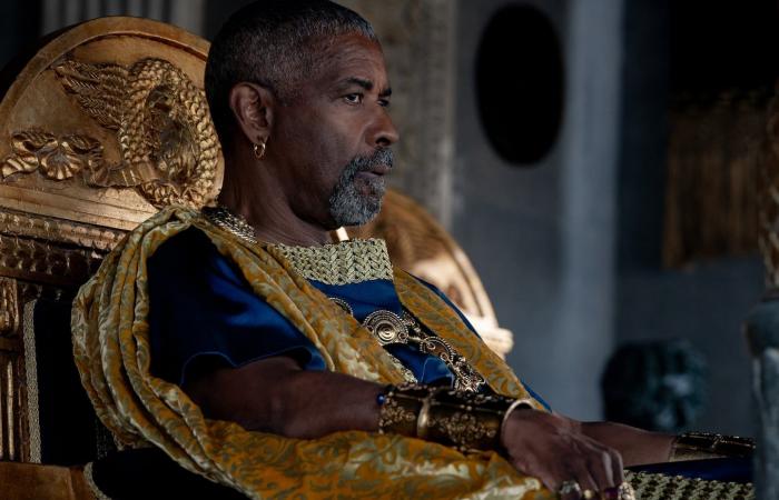 Denzel Washington brille dans la reprise de “Gladiator II” de Ridley Scott