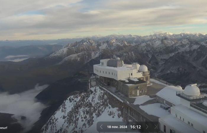 cooling and snow in perspective on the Hautes-Pyrénées massifs