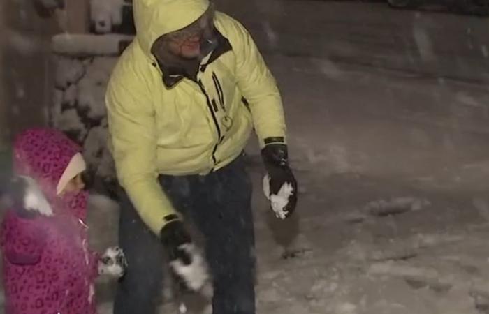 Première grosse chute de neige dans la région des Cascades