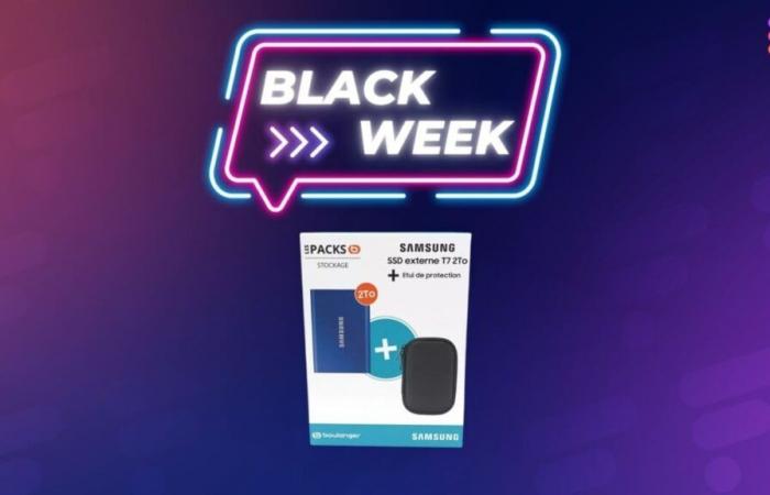 le prix de cet excellent SSD externe de 2 To est en forte baisse pendant la Black Friday Week