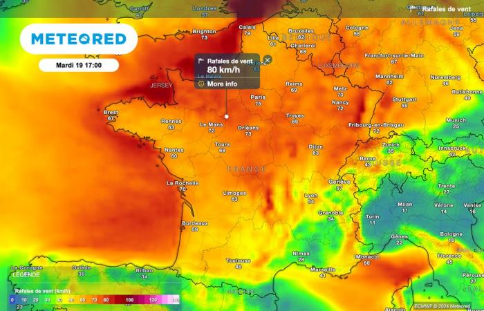 avant l’arrivée du froid et de la neige, de fortes pluies sont prévues dans les prochaines heures en France