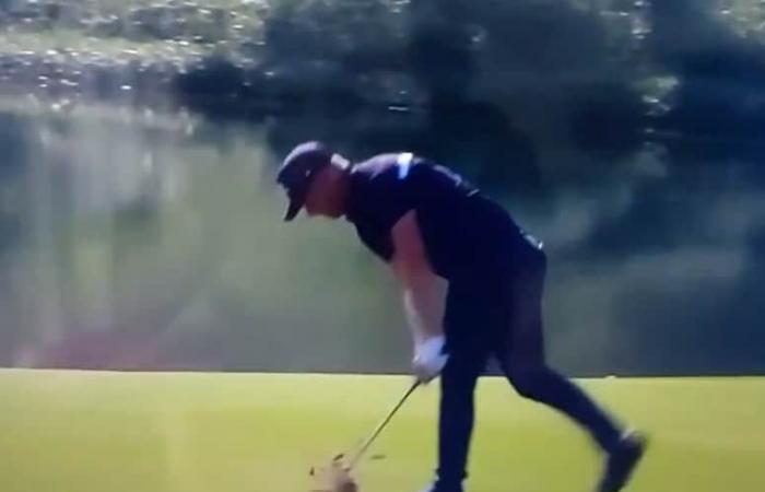 Matt Wallace détruit le fairway avec rage à Dubaï