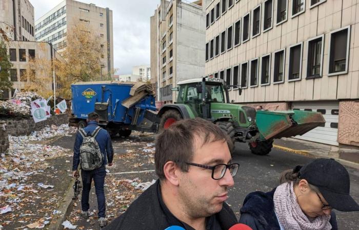 les agriculteurs de Haute Loire expriment leur colère au Puy-en-Velay (vidéo)