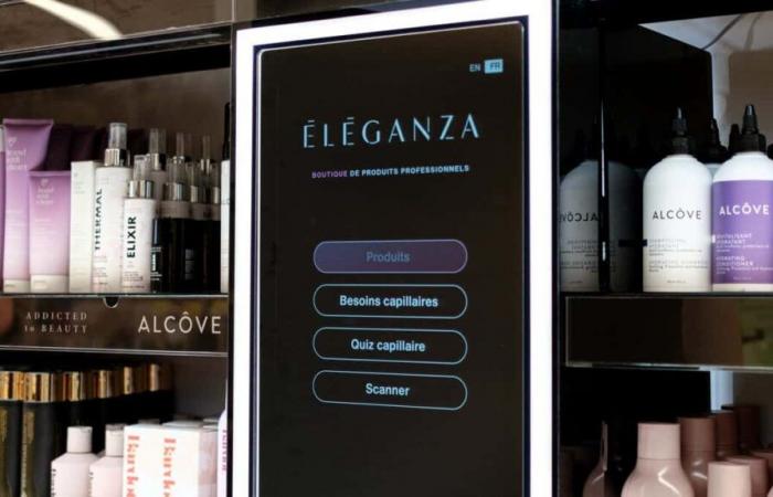 Éléganza lance un miroir intelligent en pharmacie pour mieux choisir ses produits capillaires