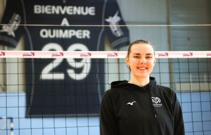 De l’Ukraine à Quimper, la nouvelle vie de Diana Meliushkyna au Quimper Volley 29, sur et en dehors du terrain