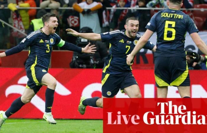 Pologne 1-2 Ecosse : Ligue des Nations – comme c’est arrivé