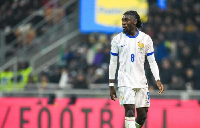 Manu Koné est entré dans l’histoire des Bleus hier face à l’Italie