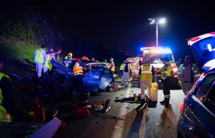 trois blessés en urgence absolue après un grave accident de la route sur l’A6