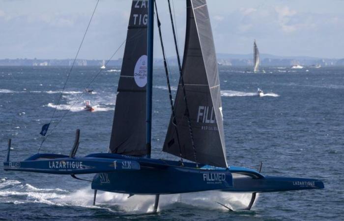 Gabart et l’équipage du SVR Lazartigue prêts à larguer les amarres