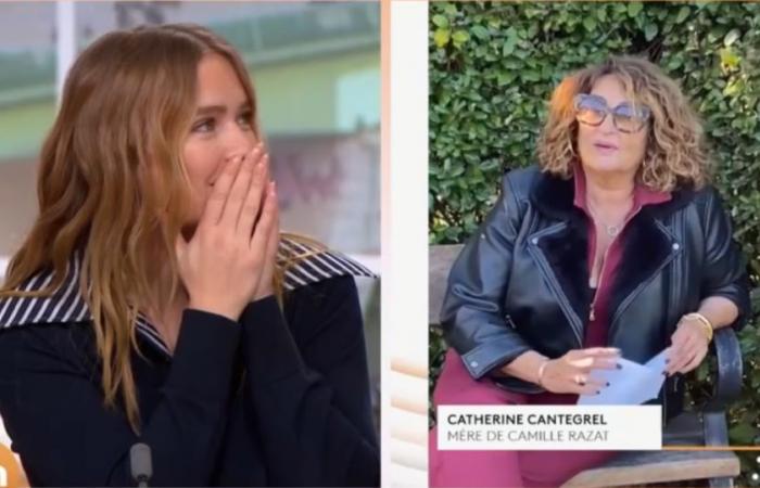 Camille Razat émue aux larmes par une surprise dans « Télématin »