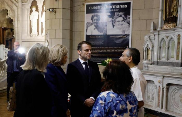 En Argentine, Emmanuel Macron rend hommage à ceux qui sont morts sous la dictature, un symbole fort face à Javier Milei