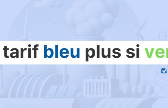 un tarif bleu de moins en moins vert