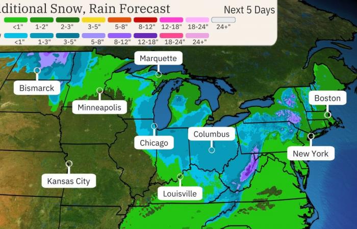 Novembre froid, tempêtes venteuses, même la neige est à venir