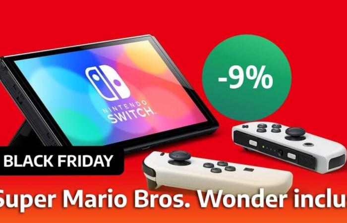 la Nintendo Switch OLED avec le jeu Mario Wonder noté 18/20 baisse de prix, et c’est rare !