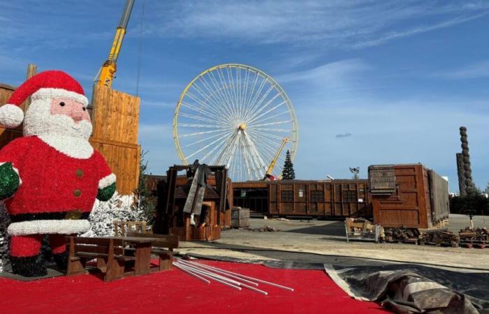 Course contre la montre au Village de Noël du Barcarès pour réaménager la zone touchée par l’incendie