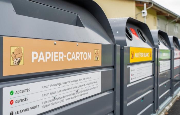 Une amende de 610 francs pour les cartons placés à côté d’une benne pleine à Courfaivre