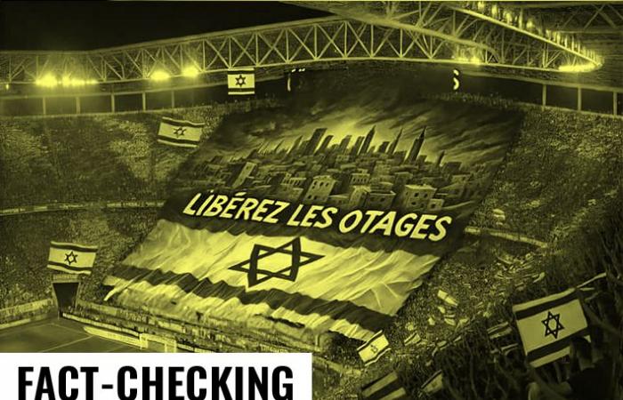 ce tifo « Libérez les otages » a été généré par l’intelligence artificielle » Les Surligneurs