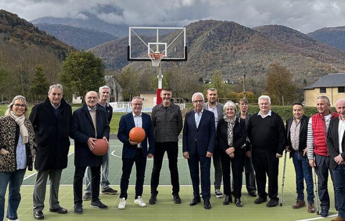 Le Gers inaugure deux terrains de basket 3×3 au centre de vacances Oxygers à Arreau