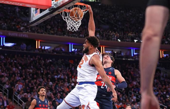 Les Knicks croisent les Wizards qui alimentent le fond pour porter la séquence de victoires à trois