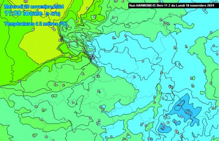 De fortes averses hivernales pourraient-elles offrir une surprise de neige mercredi ?