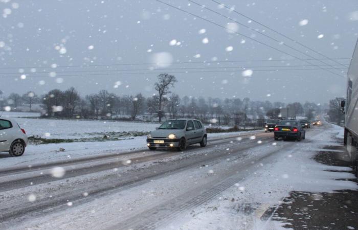 chute soudaine des températures et prévisions de neige